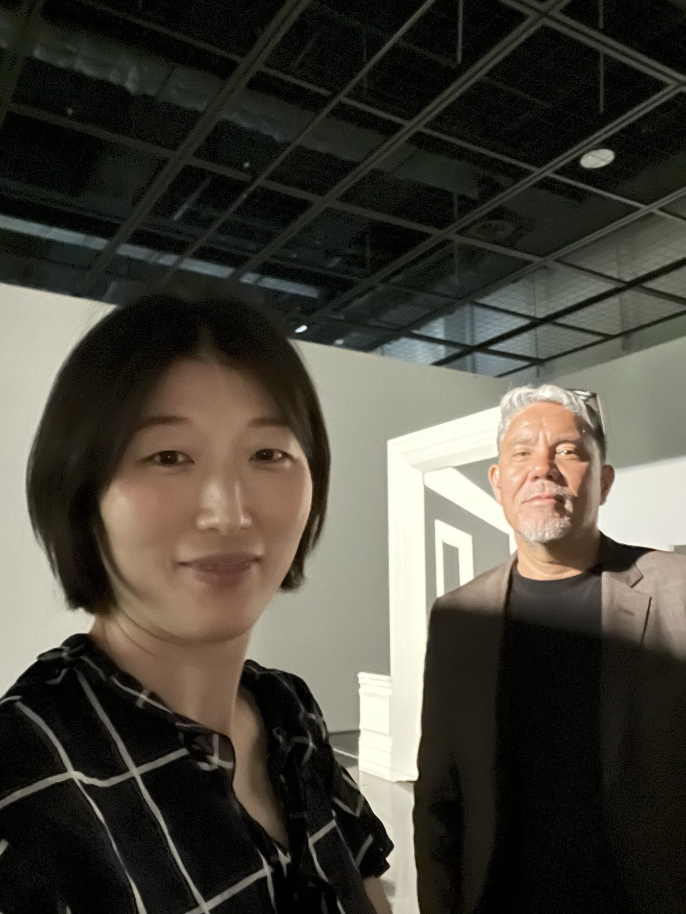 Interpreting at an art exhibition